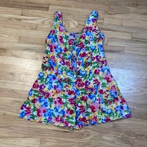 Anchor Blue Multicolor Floral Jumpsuit